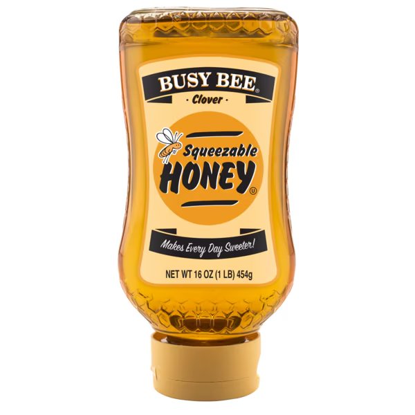 16 oz. Busy Bee Clover Honey, PK12, Busy Bee, Mfr#: BB1106
